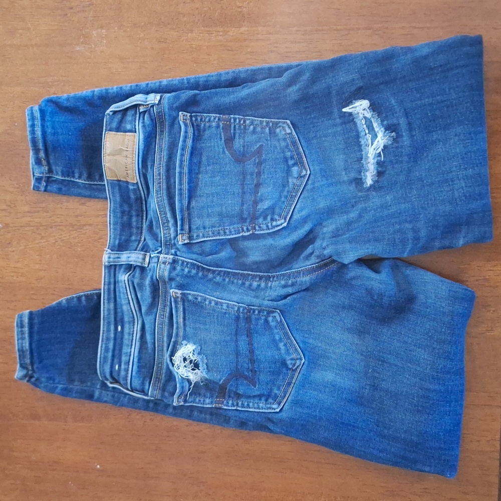American Eagle Denim Jeans Jeggings  Bundle. Size 0 Short - Picture 8 of 16
